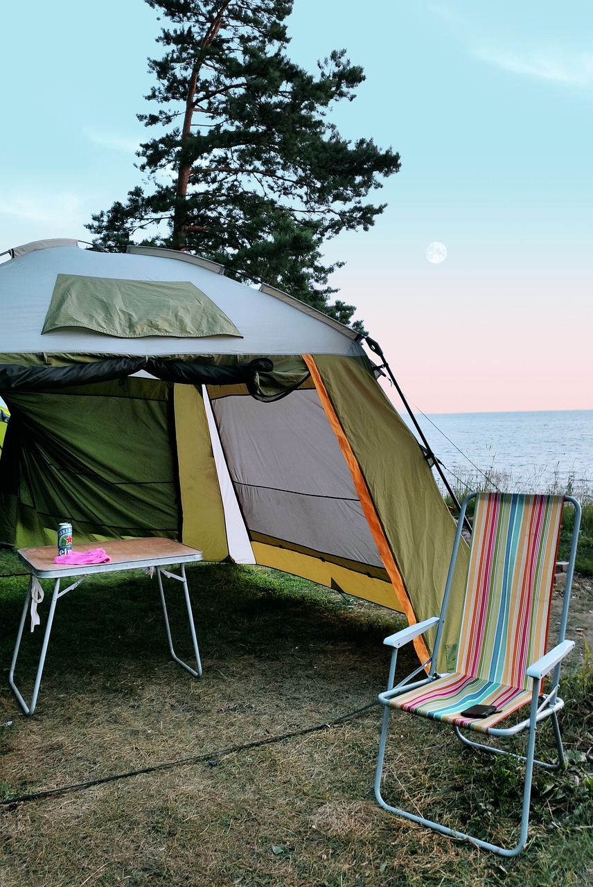 Tent and camping chair