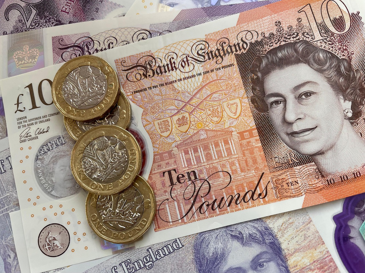 Pound sterling, notes and coins